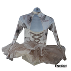 Muted Rose Long-Sleeve Ballet Tutu  dress