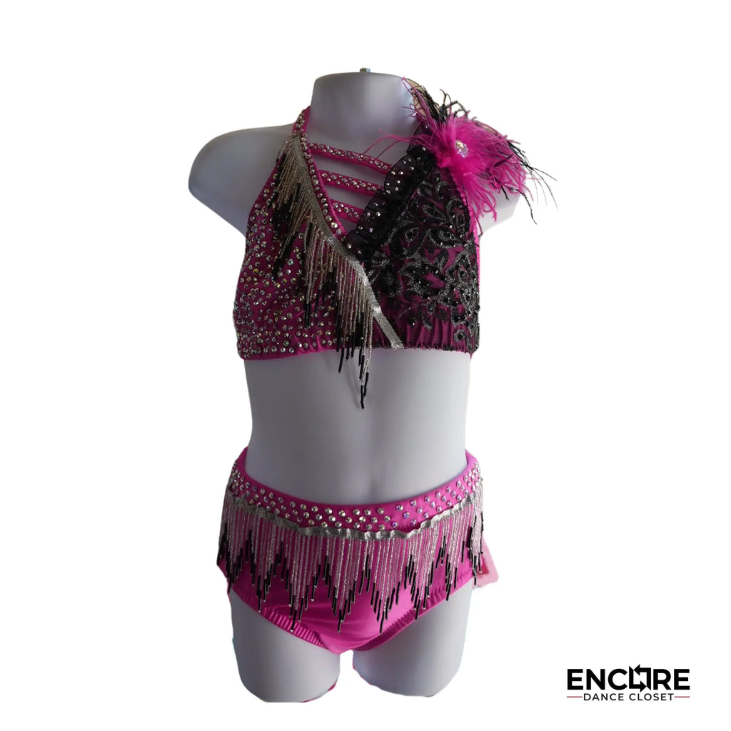 Pink & Black Sassy Jazz Set  two piece