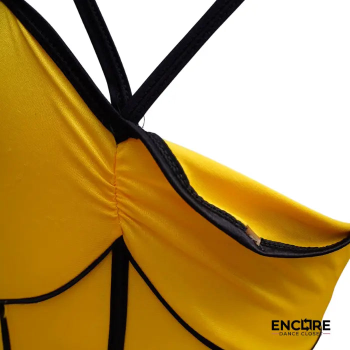 Yellow Twirl  dress