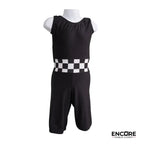 Finish Line Fierce Checkered Costume  biketard