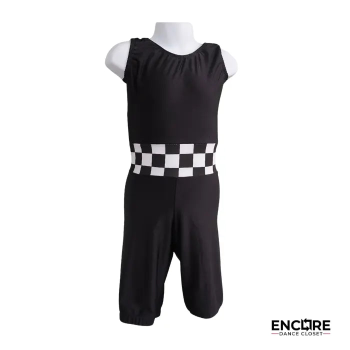 Finish Line Fierce Checkered Costume  biketard