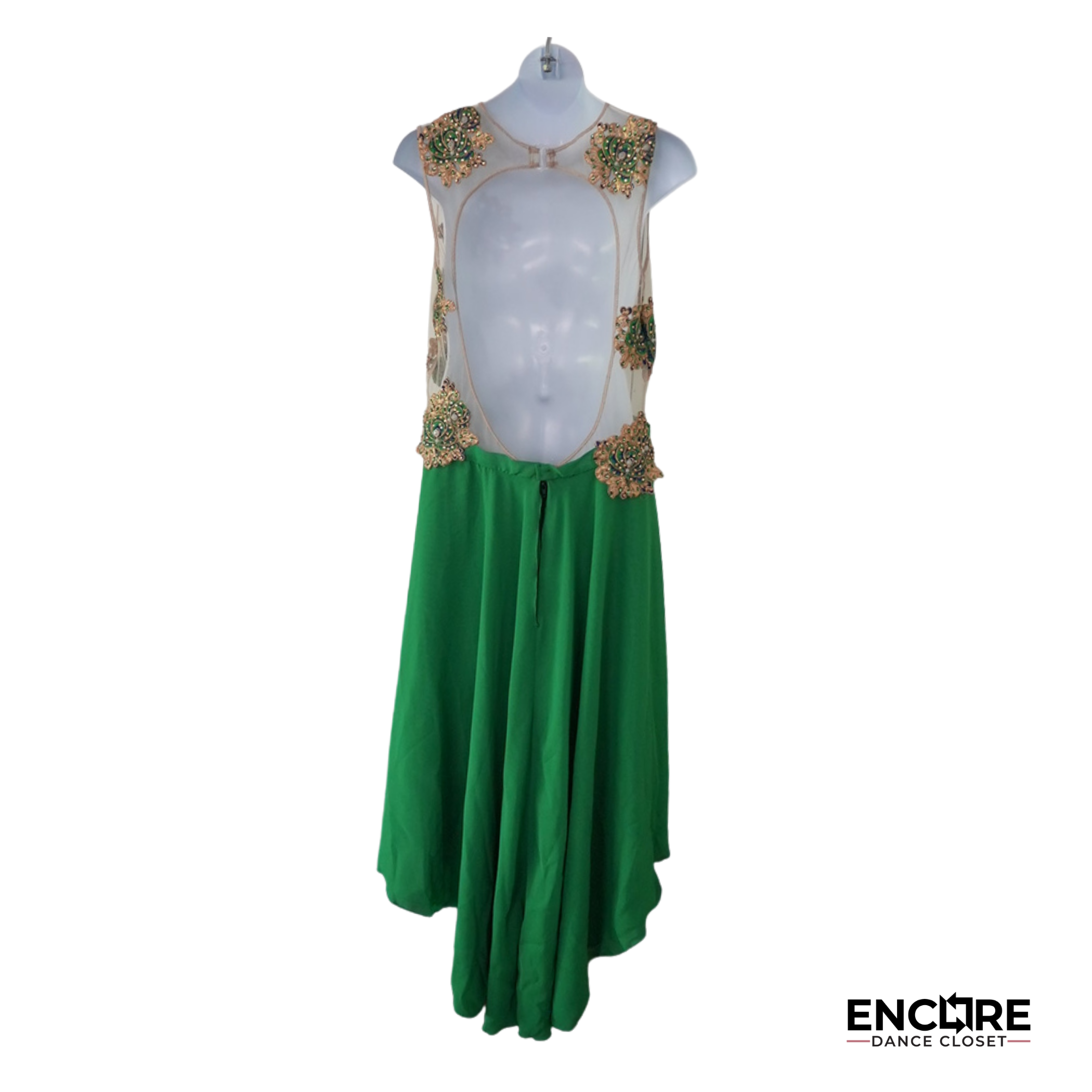Emerald Green Lyrical Dress Costume  dress