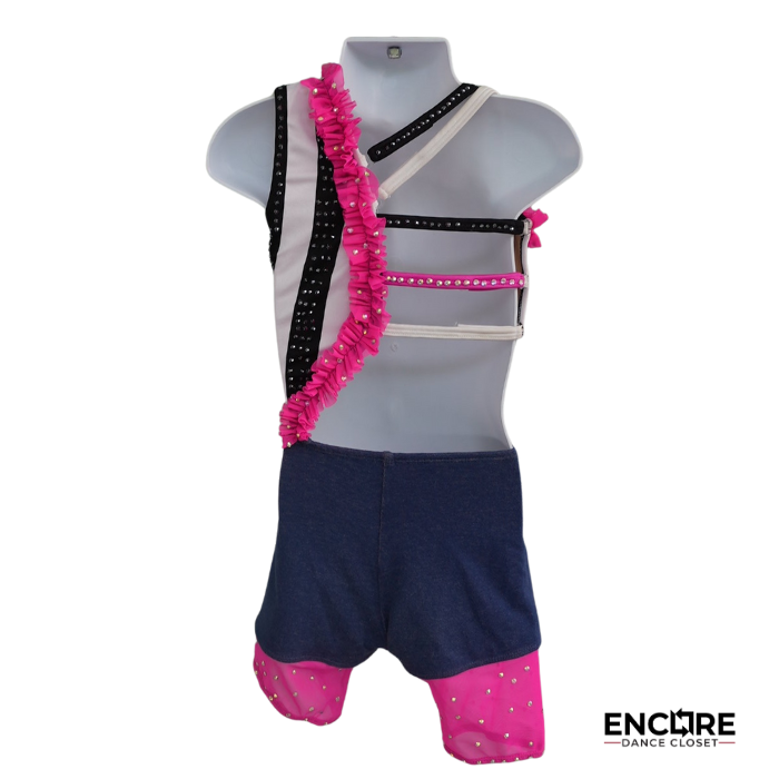 Pop of Pink Striped Jazz Costume