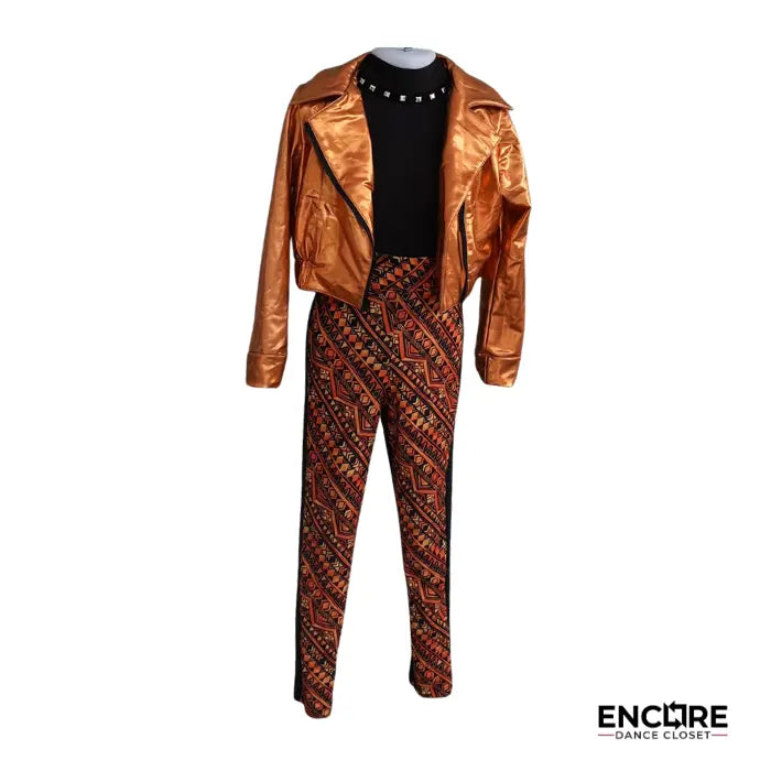 Bronze Attitude Jazz Costume  unitard