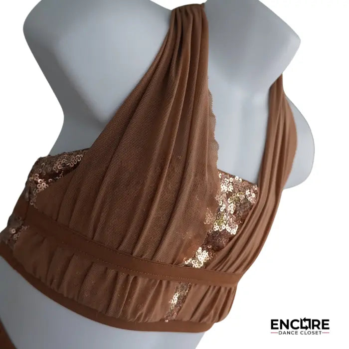Golden Glow Two-Piece Lyrical Costume  two piece