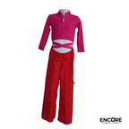 Hot Pink Firecracker Jazz Costume 2  two piece