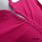 Hot Pink Firecracker Jazz Costume 2  two piece