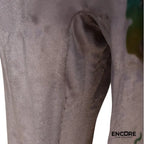 Shiny Champagne Unitard with Leaf Print  unitard