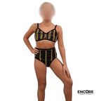 Black and Gold Jazz Two-Piece  two piece