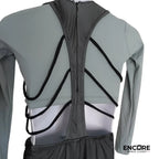 Sage Crop Top & Mesh Skirt  biketard