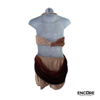 Blush Floral Contemporary Costume  two piece