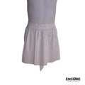 Silk White Tie-Around Apron  skirt
