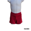 Simple Red Lycra Shorts  pants