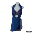 Sapphire Blue Lyrical Costume  two piece