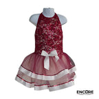 Crimson Rose Tutu  dress
