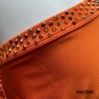 Burnt Orange Lyrical Two-Piece with Embellishments  two piece