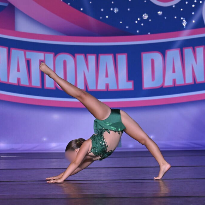 Emerald Green Mesh Lyrical Leotard