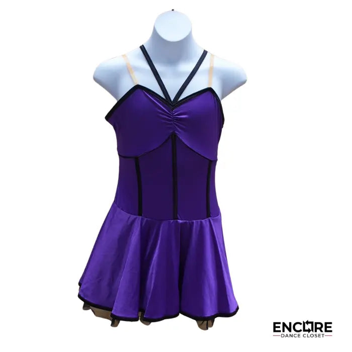 Purple Twirl  dress