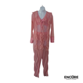 Soft Pink Sheer Ruffle Unitard Costume  two piece