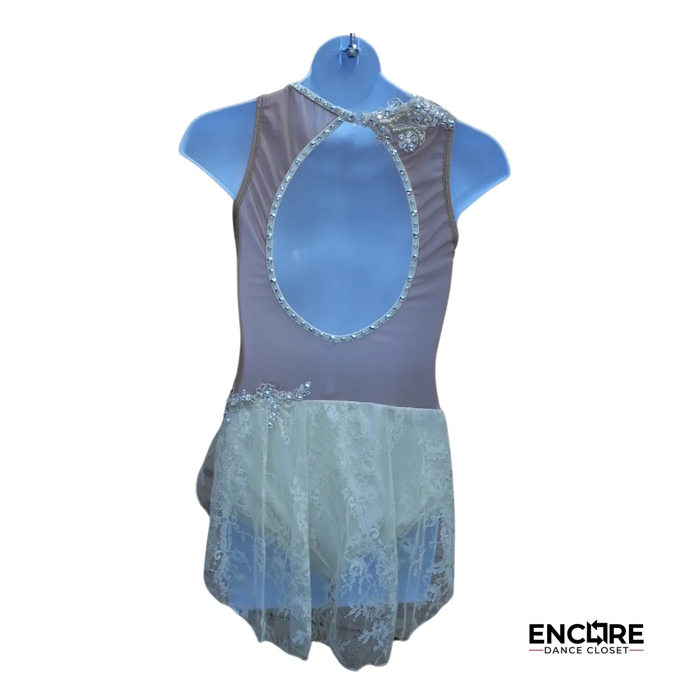 White Lace Lyrical Leotard  leotard