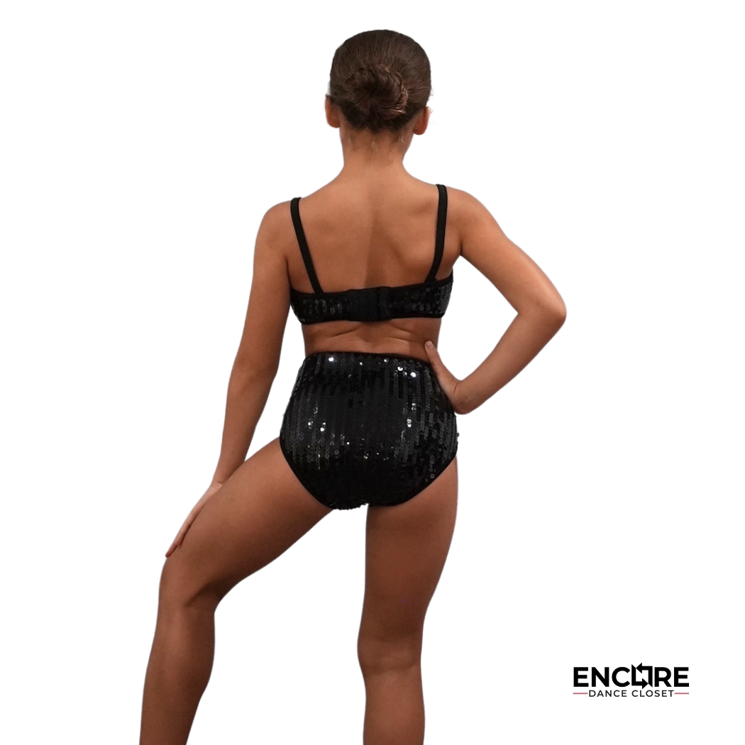 Black and Gold Jazz Two-Piece - Encore Dance Closet
