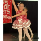 Crimson Rose Tutu  dress