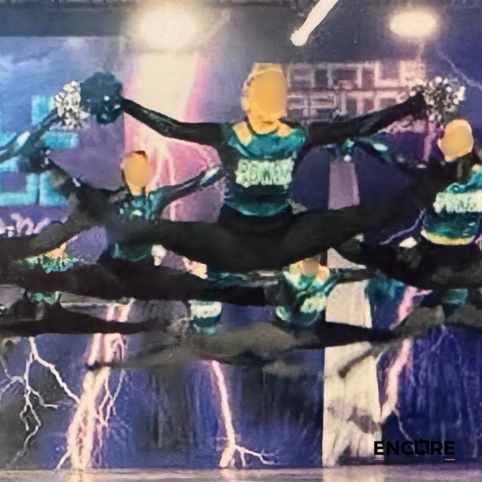 “Power” Crop Top Dance Costume  top