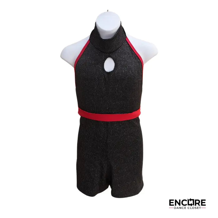 Silver Spark Halter  biketard