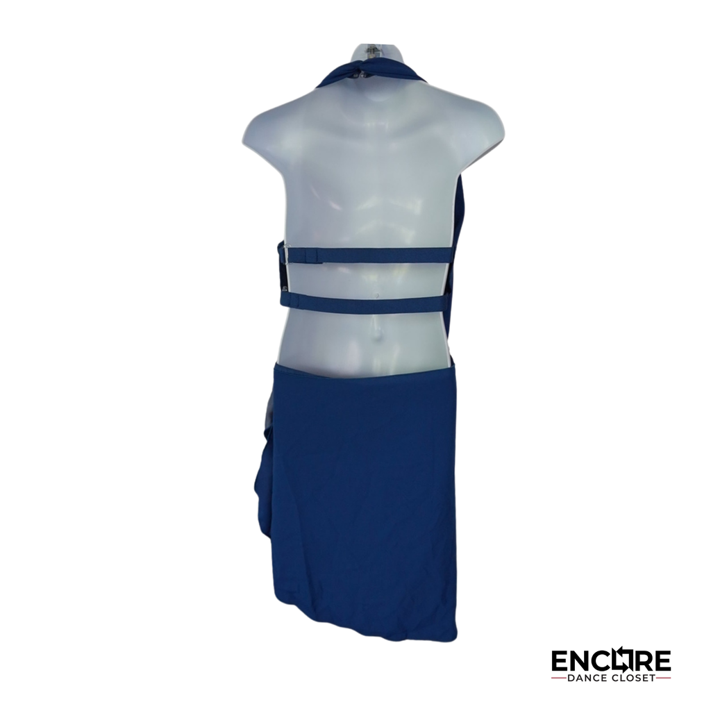 Sapphire Blue Lyrical Costume  two piece