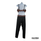 Copper Sequin Bra & Pant Dance Costume  two piece