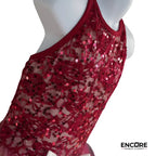Crimson Rose Tutu  dress