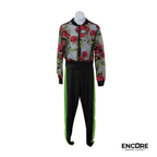Rose Embroidered Jacket Set  two piece