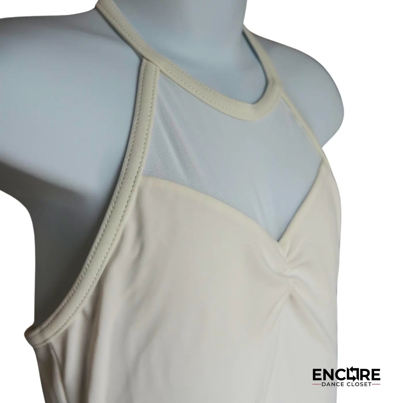 Simple Grace White Mesh Dress  dress