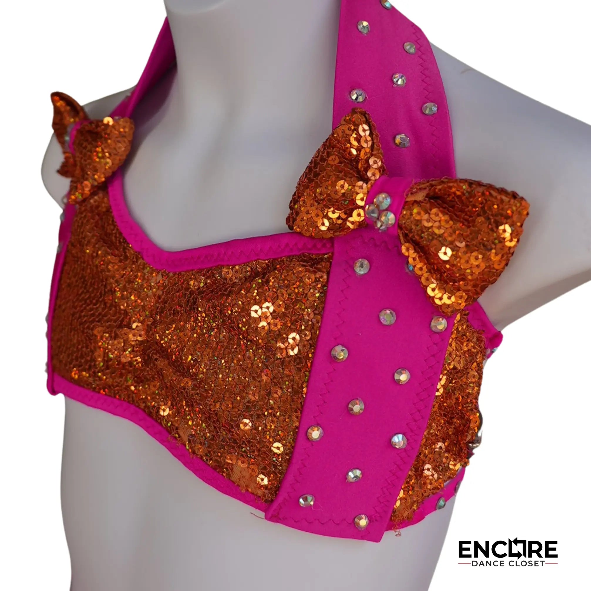 Pink & Orange Tutu Delight  two piece