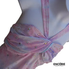 Blush Tie-Dye Sparkle Slip  dress