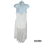 Simple Grace White Mesh Dress  dress