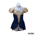 Blue Velvet Ballet Dress  leotard