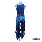 Ocean Wave Illusion Unitard  unitard