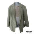 Mint Blazer Pedestrian Look  two piece