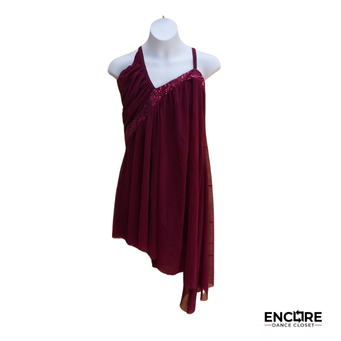 Burgundy Grace Dress