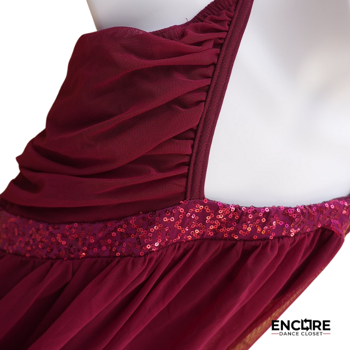 Burgundy Grace Dress