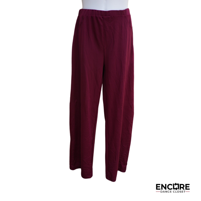 Burgundy Luxe Pants