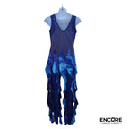 Ocean Wave Illusion Unitard  unitard