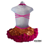 Pink & Orange Tutu Delight  two piece