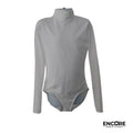 White Mock Neck Leotard  leotard