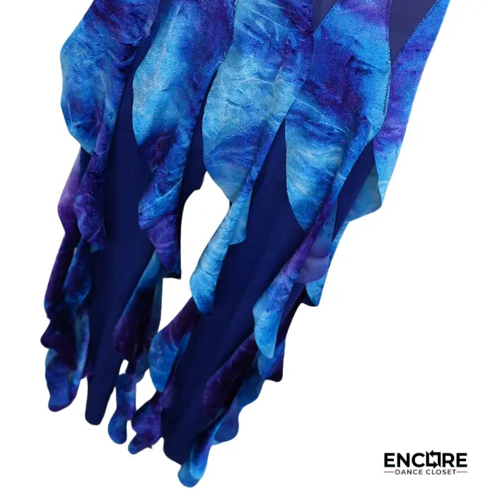 Ocean Wave Illusion Unitard  unitard