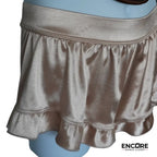 Beige Silk Flare Shorts & Corset Top
2  two piece