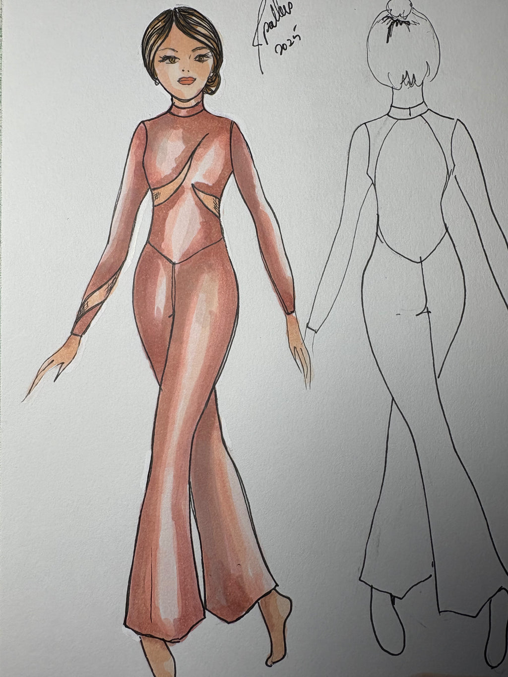 The Nude Wave  unitard