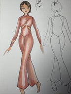 The Nude Wave  unitard