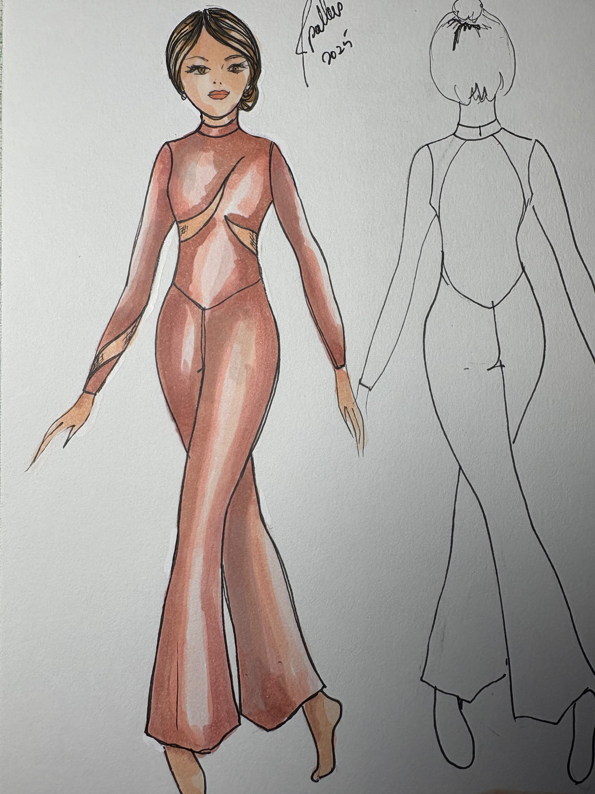 The Nude Wave  unitard